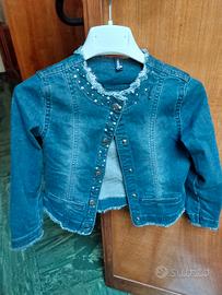 Giacca jeans bambina 5 anni