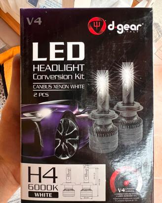 Kit luci led H4 6000K