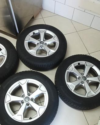  4 Cerchi in lega Orig. Audi 17" + Gomme Invernali