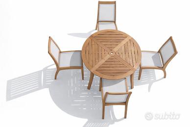 Tavolo + 4 sedie modello Dream/Wave