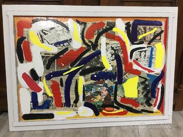 Quadro ARTURO CARMASSI Collage 110 x 80 cm