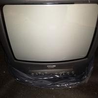 televisore philips con vhs integrato e blocco vhs