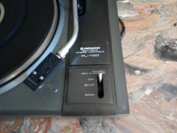 Piatto Pioneer PL 112D vintage anni 70