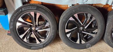 4 cerchi e gomme peugeot 2008