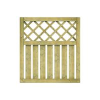 Cancello in legno da giardino Ares 100x90 cm