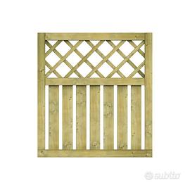 Cancello in legno da giardino Ares 100x90 cm
