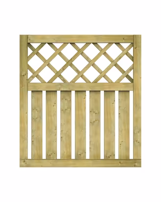 Cancello in legno da giardino Ares 100x90 cm