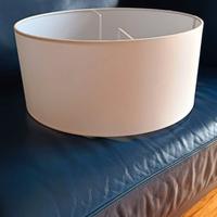 Lampada a sospensione bianca, diametro 40 cm