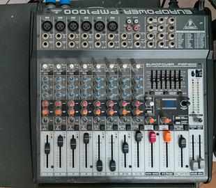 Mixer europower pmp1000 e casse  lem g150