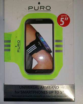 Fascia da braccio sportiva PURO per Smartphone