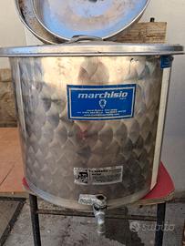 Contenitore in acciaio inox 30 lt per vino