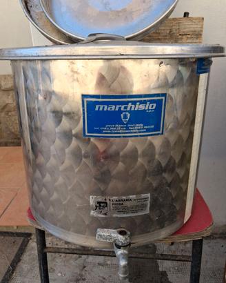 Contenitore in acciaio inox 30 lt per vino