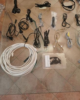 Set cavi, connettori e jack
