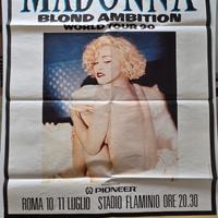 Manifesto Madonna Blonde Ambition Tour 1990