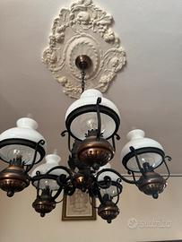 Lampadario e due applique