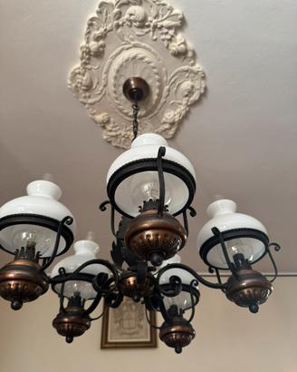 Lampadario e due applique