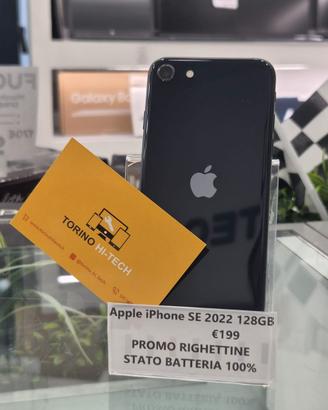 APPLE IPHONE SE 2022 128GB - BATTERIA 100%