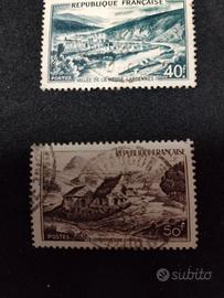 francobolli republica Francese 