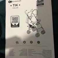 Passeggino leggero kinderkraft tik