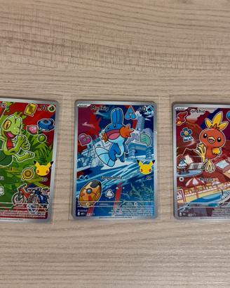 Trio hoenn primi compagni d’avventura serie 3