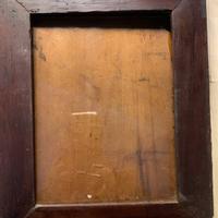 Cornice antica in legno massello