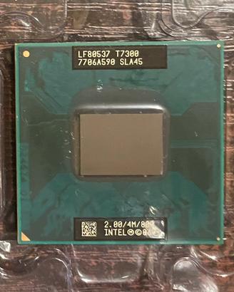 Cpu per notebook T7300 core 2 duo 2 GHz socket P