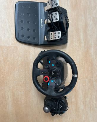 volante logitech g29 con cambio manuale