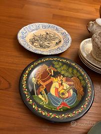 Lotto piatti vintage decorativi