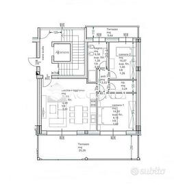 Rif.AP42_8| appartamento trilocale