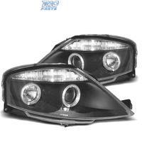 FARI PER CITROEN C3 03-09 ANGEL EYES FONDO NERO