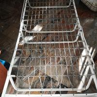 2 brandine una con doghe in legno e una con rete