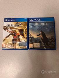 Giochi Playstation 4 final Fantasy