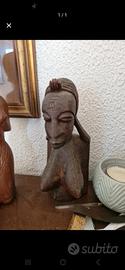 statua africana in legno