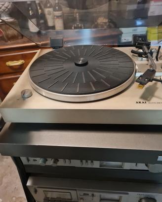 Stereo Akai anni 80 con mobile