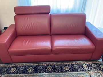Coppia divani in pelle