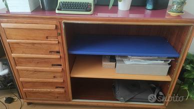 Mobile schedario vintage anni 70