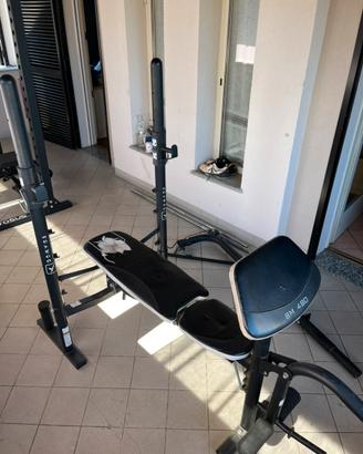 Panca piana multifunzione, palestra