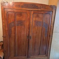 Mobile a due ante ciliegio, liberty inizio 900