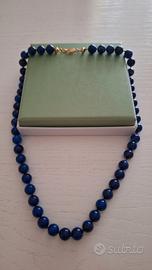 collana di perle e oro