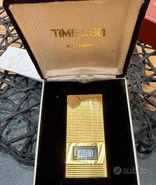 Vintage accendino TIME L80 Fisher Crown