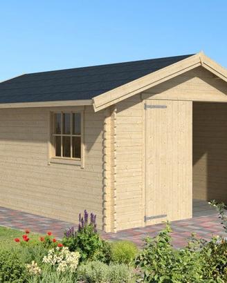 GARAGE DI LEGNO YARIK 400x560 spess 40 mm