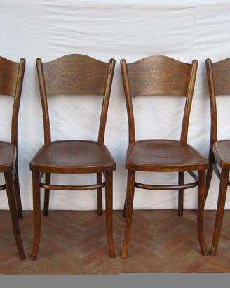 4 Sedie Thonet originali restaurate da restaurator