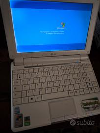 Pc portatile computer notebook Asus bianco win7 