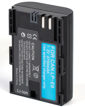 Batteria LP-E6 / LP-E6N / LP-E6NH 2750mAh per Foto