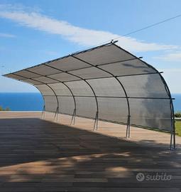 Telo Ombreggiante GRIGIO - Su Misura 90% Ombra