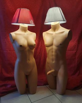 Coppia di Lampade Manichini hot