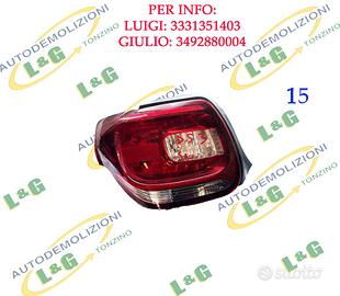 Fanale Posteriore Bianco/Rosso DX e SX DS3