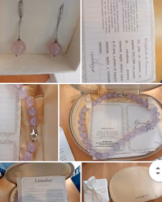  ECCEZIONALEcollana in pietre e inserti in argento