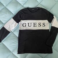 Felpa nera Guess bambine/i 10 anni