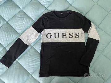 Felpa nera Guess bambine/i 10 anni